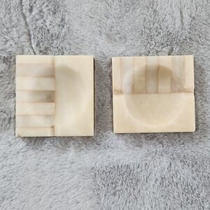 Alabaster vintage Italian ashtrays
